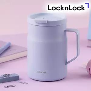락앤락 New 메트로 밀폐 머그 텀블러 475ml (바이올렛) 스텐 손잡이 보온보냉컵 LHC4263VOL