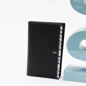 닥스 액세서리 남성 25SS [스테디셀러] 블랙 로고장식 소가죽 장지갑 WBWA5E102BK