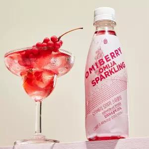 오미베리 오미자 스파클링 340ml 1박스 24개