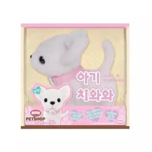 미미펫샵 아기 치와와 강아지 동물 작동인형 완구 장난감 반려동물 애견 캐릭터 선물물