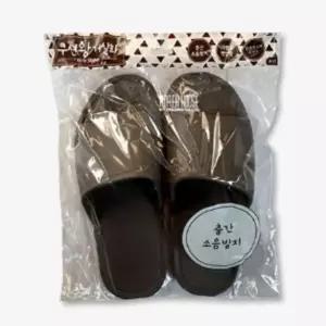 가벼운 심플 쿠션 거실화 실내화 EVA 슬리퍼 갈색 265mm