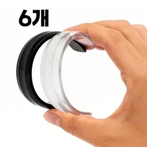 루네 자동차 문콕방지가드 6P 차량 도어가드 투명 패드