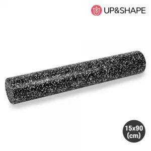 업앤쉐이프 폼롤러 EPP 15X90cm(블랙)/스트레칭/바디/롤러/폼뮬러/요가/폼롤/지압/가게용/폼롤라/가게