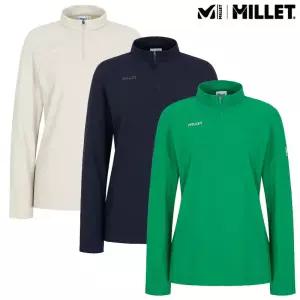 밀레 25SS 할인 여성 봄집업 스트레치 시그니처 긴팔 집업 티셔츠MVUST720IIIUS 1432546