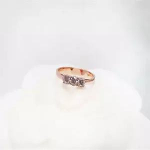 14k 18k 트리플 1부 모이사나이트 링반지 랩 다이아 반지