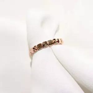 14k 18k 허니콤 커팅 반지 큐브 헥사곤 벌집 여자 골드 심플 데일리 링 금반지