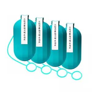 변기세정제 대용량 프리미엄 자동 고체형 클린 자동청소 변기청소 위생줄포함 4개