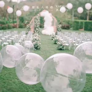 대형 투명공 수영장 웨딩 소품 풍선 투명 에어볼 비치볼 효과