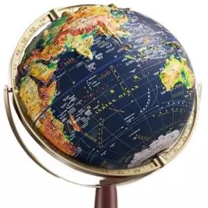 입체 지구본 세계 인테리어 학습용 야광 교육용 세계지도 회전 위성 장식품