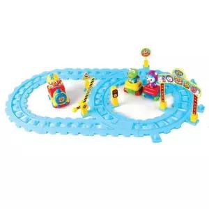 남자 두돌아기 움직이는 레일 기차장난감 트레인 연결놀이 3세