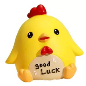 귀여운 수탉 닭 동전 금고 저축 잠금 용돈 잔돈 꼬꼬 파 러그 봉제