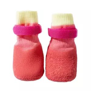 개 방수 양말 신발 밑창있는 반려동물 니트 강아지 부츠 발 커버 외출용