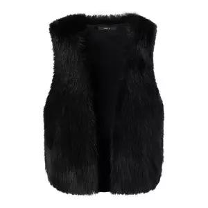 [하프클럽/지지피엑스]오픈 페미닌 페이크 퍼 베스트 (GPDVW001D)