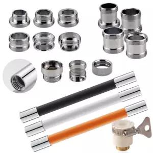 욕실수전 연결호스 니플세트 수도연장꼭지변환부속