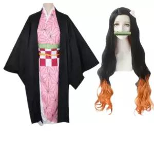 할로윈 기모노 가발 어린이코스프레 코스프레 여성 애니메이션