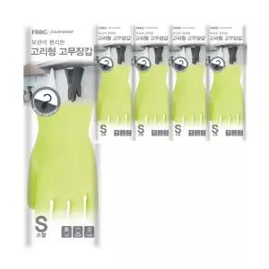 프로그 고리형 고무장갑 라임펀치, 소형, 5개