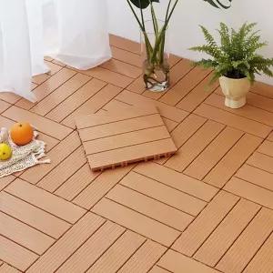 조립식 데크/바닥/타일/베란다/바닥재/데코/조립/마루/조각/끼움식/우드/바닥용/집안/원목/매트/DIY/고급