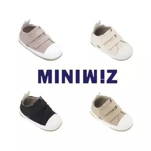 [미니위즈](강남점) 걸음마신발 위즈 코튼 (라이트핑크,블랙,크림,베이지,레몬) MZKCG1TSCT11
