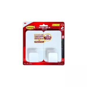3M 코맨드 17011-2 다용도훅 6.8kg XL WH 2pk 벽걸이 탈부착
