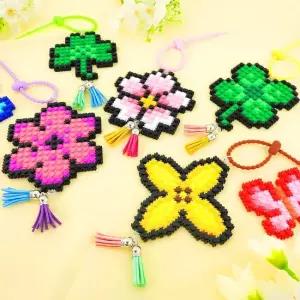 디폼블록 따뜻한 봄 향기를 머금은 봄 꽃 키링 만들기-5개 1세트