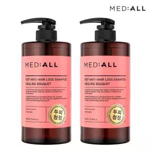 메디올 두피청청 탈모 완화 대용량 샴푸 힐링부케향 800ml 2개