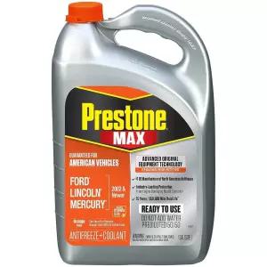 Prestone MAX Orange 50/50 부동액 자동차 냉각수, 1팩 129985