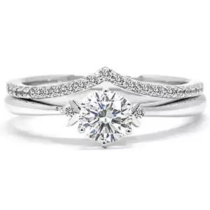 3부 모이사나이트 다이아몬드 다이아 반지 프로포즈 베누스