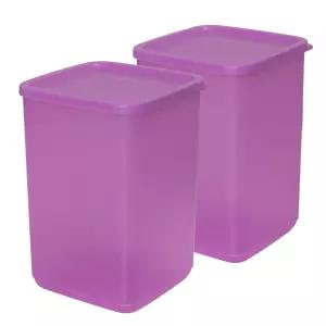 타파웨어 싱싱블록 2.2L 2P no.529 밀폐 용기 식재료 냉장고저장 반찬통 잡곡 쌀 김치 간식 도시락 용기