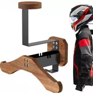 오토바이 헬멧 걸이 전술조끼 스틸 벽걸이 행거 거치대