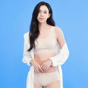 쿠프 아쿠아 쿨 윈드 브라 팬티 세트 심리스 노와이어 노라인 슬림핏 시원한 무봉제 골프 편한 스포츠 요가