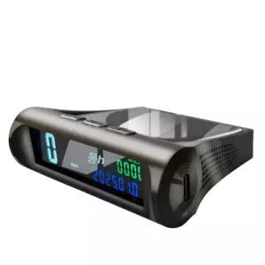 HUD 태양광 헤드업 디스플레이 무선 게이지 충전 운전 주행거리 거리계 태양열