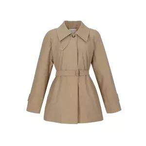 [메르시앤에스](타임스퀘어점패션관)스탠카라 라글란 벨티드 트렌치코트MC3BBN1