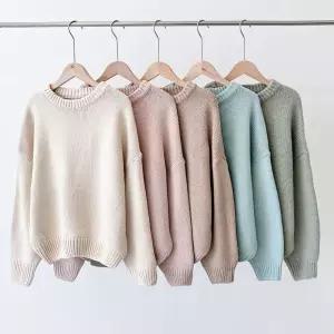 티 여성니트 오버핏 루즈 롱니트 기본 의류 신발 가방