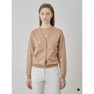 올리비아로렌 sh06 프롤럴인타르시아가디건  VOBBC5S1151