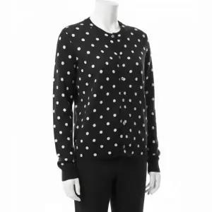 꼼데가르송 폴카 도트 프린트 울 저지 가디건 RO N505 S25 1