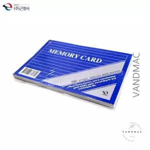 브이앤맥 독서용 암기카드 필기장 세트 브이앤맥 독서노트 메모카드 필기 학습 도구