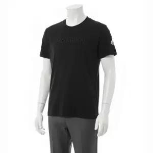 몽클레르 MONCLER 25FW 자수 토널 로고 코튼 티셔츠 8C00012 89AUO 999