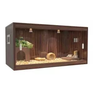 레오파드 사육장 도마뱀 게코 뱀용 사육상자 거북이 거미 대형 투명