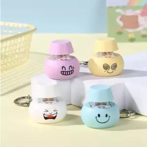 [보리심] 적용 스마일 마카롱컬러 키캡 키링 1구 키보드 클리커 딸깔이 R1005