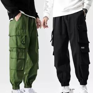 남성 조거 팬츠 밴딩 포켓 작업 바지 카고 편한/작업용/기능성/작업복/하의/현장/산업/위생/근무복/현장복