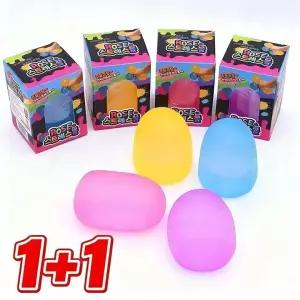 아이들 촉감놀이 스트레스볼 말랑이 검드롭 스퀴시 슬랑이 클레이아트 점토 2개