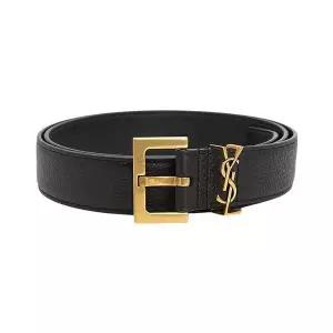 [생로랑] 금장 로고 남성 벨트 120756813