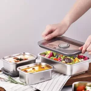 [원쁠원] 키친플라워 연마제 없는 원터치 스텐 304 밀폐용기(일반형) 골라담기