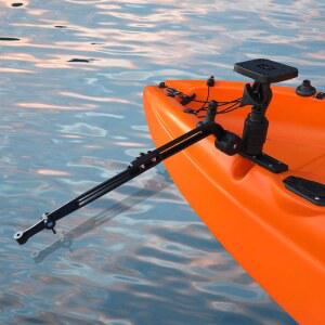 어군 탐지기 마운트 카약용 베이스 보트용 해양 전자 범용 마운팅 플레이트 변환기 인치