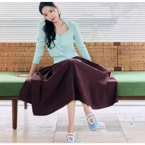 [JJ지고트](신세계 사우스시티)볼레로 7부 하트넥 가디건 GR5A1CD501