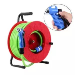 잔디 수도 세차 정원 수도꼭지 연결 릴 호스 호수 25M