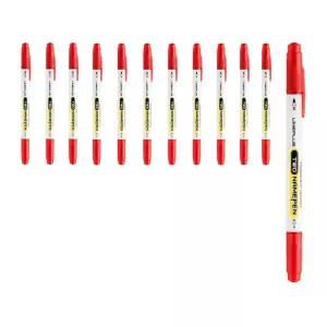 라인플러스 네임펜 T 트윈 가는글씨 중간글씨 12p