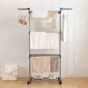 실내 베란다 빨래 걸이대 아파트 수직 빨래 대형 건조대 빨래대 수직 튼튼한 튼튼한 건조대 이동식