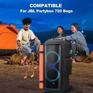 호환  Partybox 720 파티 스피커용 마이크 포켓이 있는 더스트 커버 양면 스피커 보관 가방 내마모성 스피