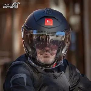 바이크 오토바이헬멧 하이바 MT 오토바이 헬멧 코스모 SV 3/4 오픈 페이스 남여공용 공용 이중 렌즈 테일